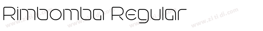 Rimbomba Regular字体转换 Rimbomba Regular字体转换